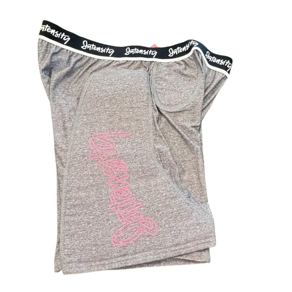 Intensity Girls‎ Low Rise Padded Fast Pitch Slider Compression Shorts Grey XL
